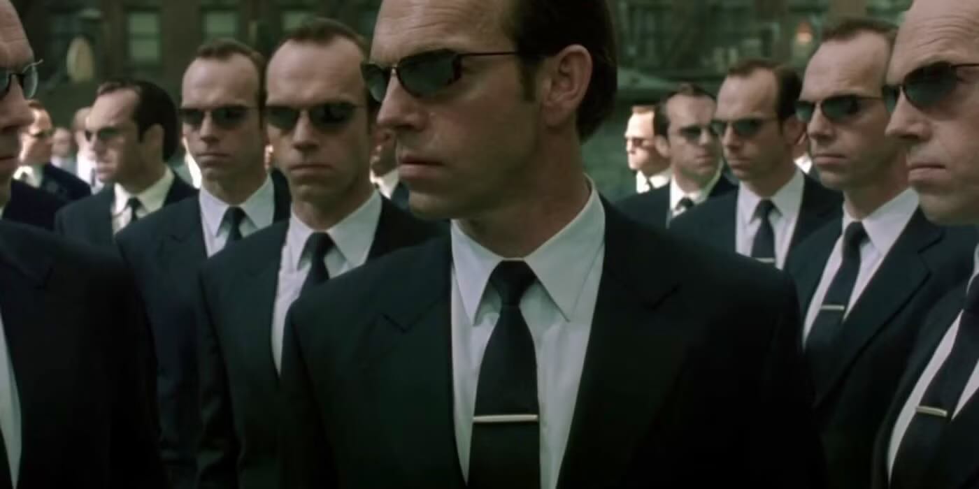 Agent Smith replicates forever causing a glitch in the Matrix